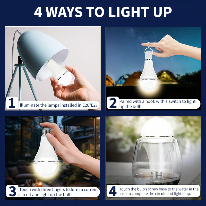 Hanging Rechargeable Emergency Light Bulbs