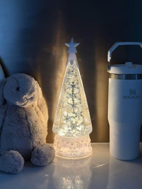 ❄️Premium Crystal Christmas Snow Globe – Enchanted Auto Snowfall & Melodies