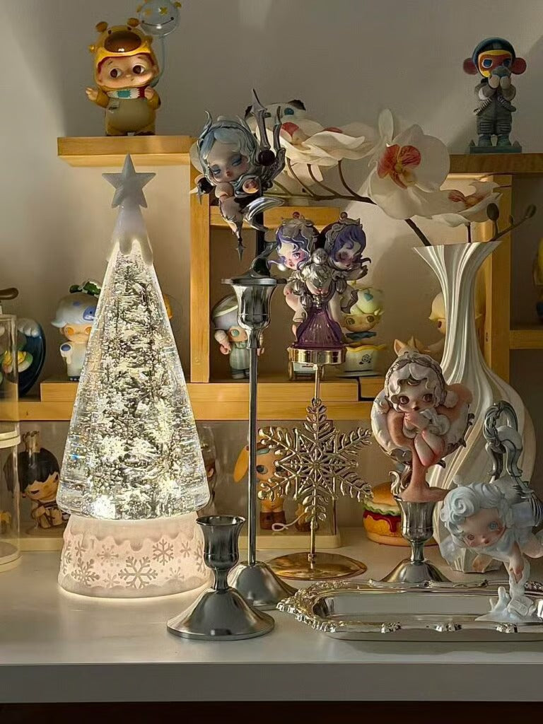 ❄️Premium Crystal Christmas Snow Globe – Enchanted Auto Snowfall & Melodies