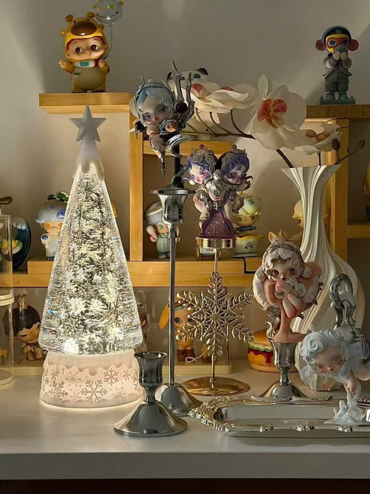 ❄️Premium Crystal Christmas Snow Globe – Enchanted Auto Snowfall & Melodies