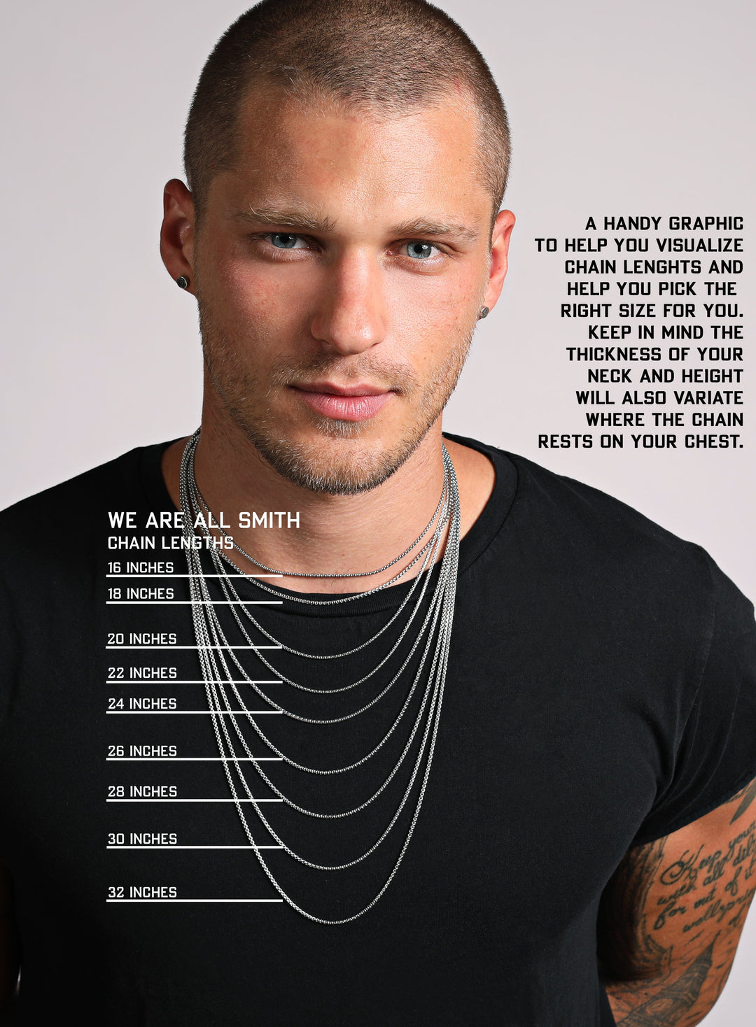 Small Stainless Steel Cross Necklace For Men