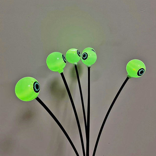 Solar-Powered Halloween Eyeball Lights Outdoor Swaying Spooky Decor