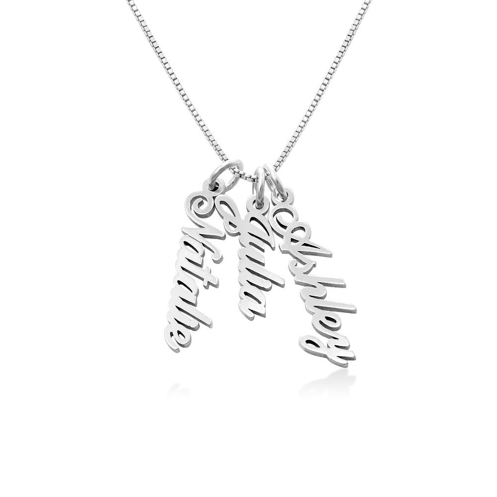 Christmas Gift Personalized Vertical Name Necklace