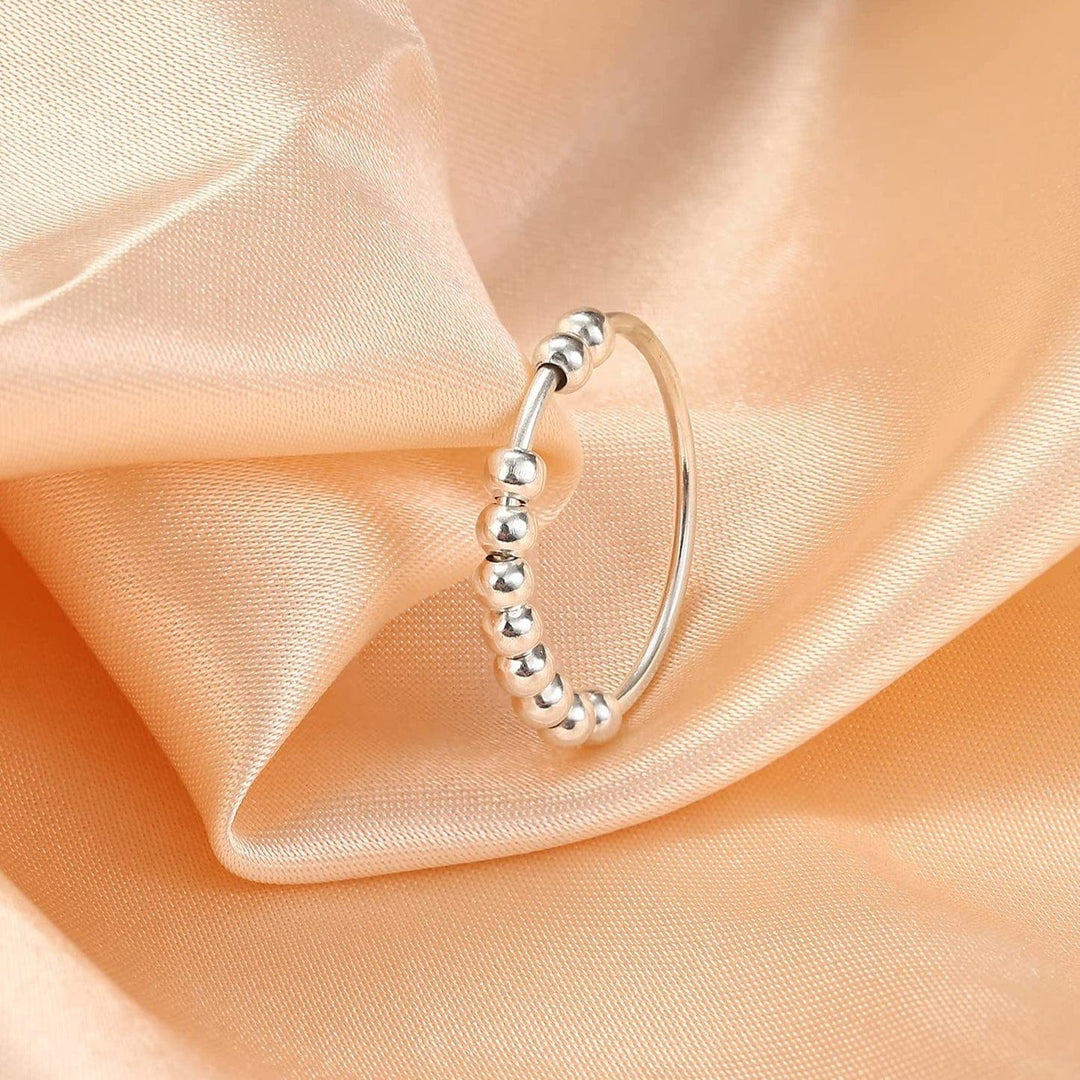 10 Bead Anxiety Ring Prevent Nail Biting Rings customforher