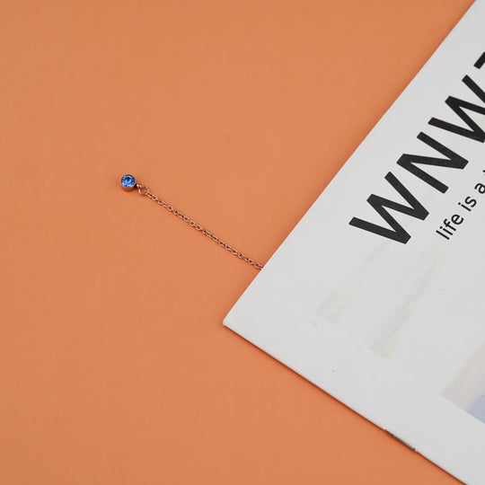 Personalized Name and Birthstone Leaf Bookmark