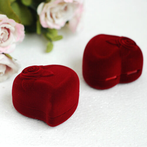 Rose Heart Ring Box