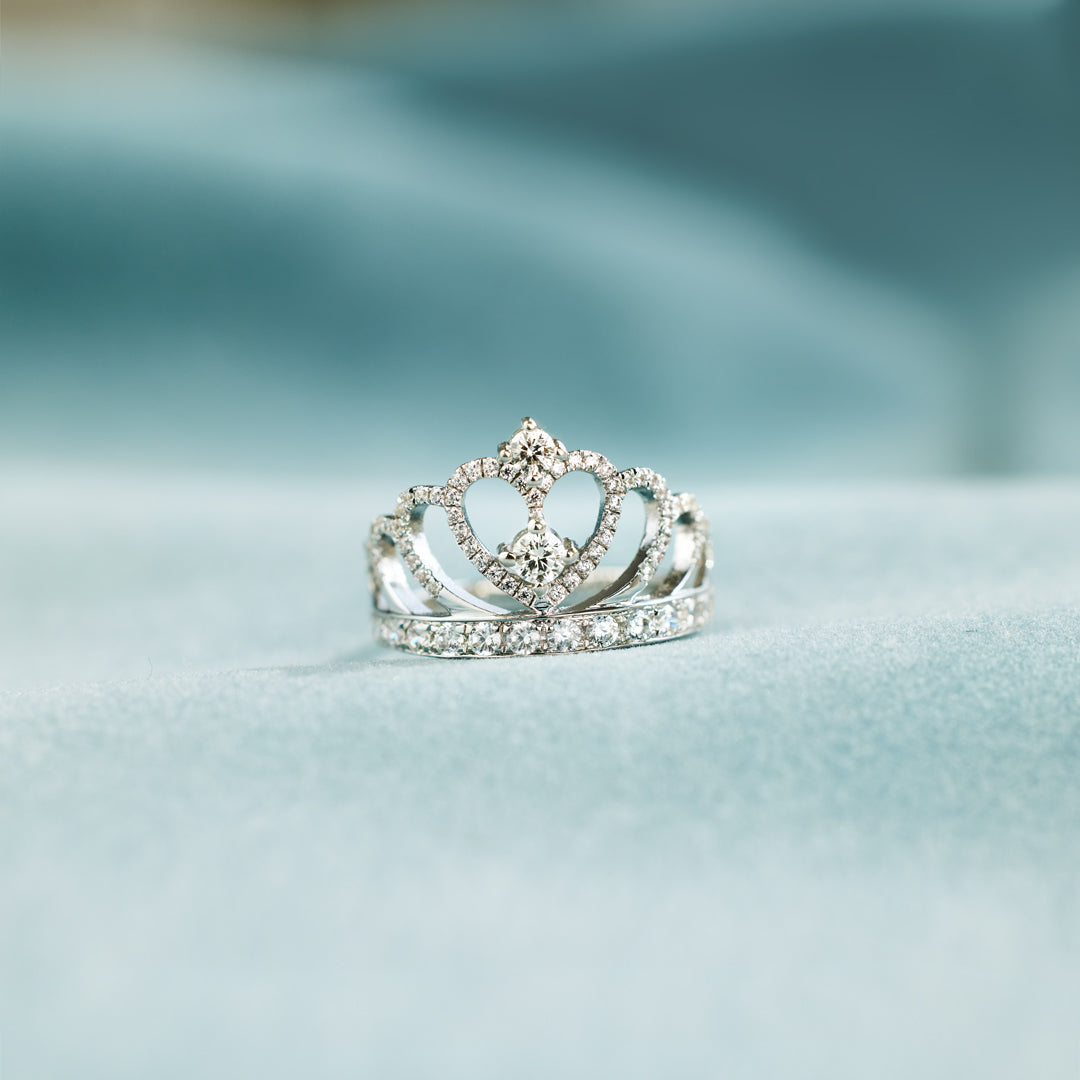 Pavé Crown Ring