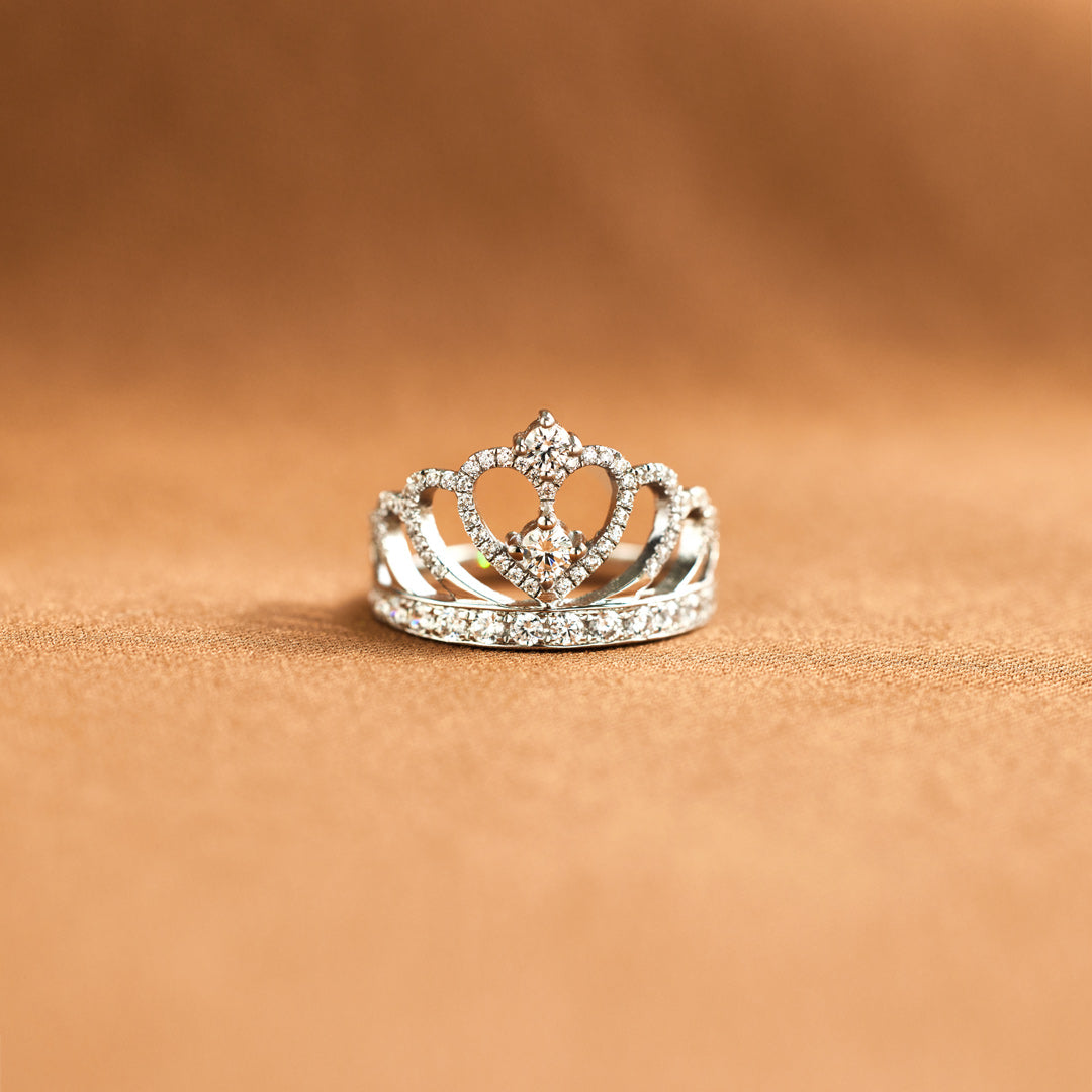 Pavé Crown Ring