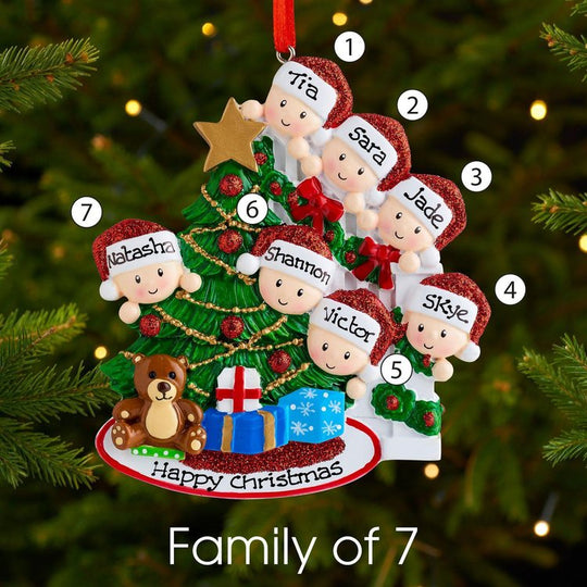 Personalized Family Christmas Ornament Custom Family Names Gifts