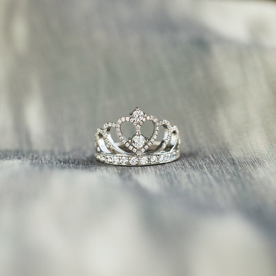 Pavé Crown Ring