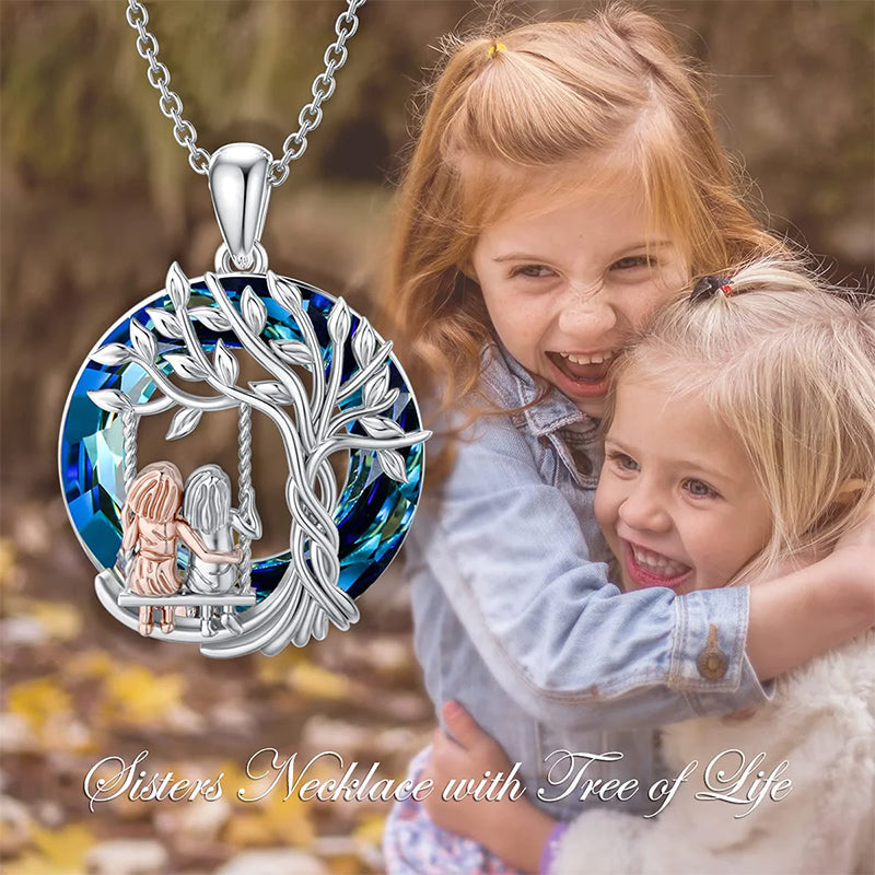 Christmas Sisters Gifts Tree of Life Sisters Necklace From Sisters