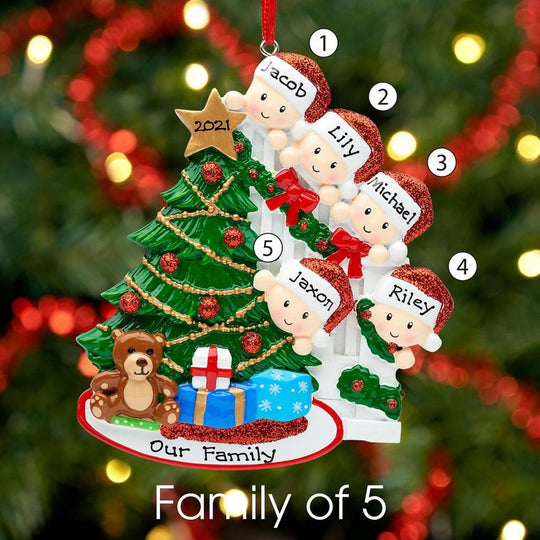 Personalized Family Christmas Ornament Custom Family Names Gifts