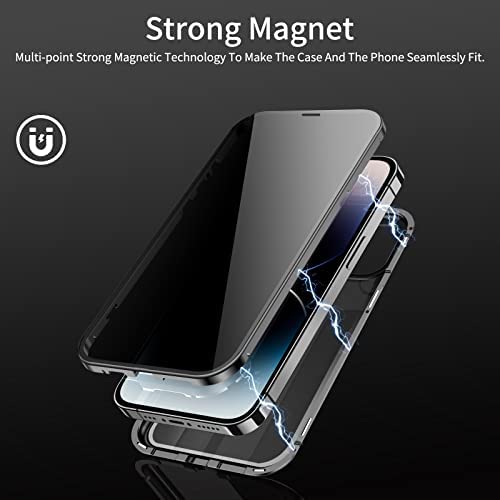 Privacy phone case anti-peeping Iphone case