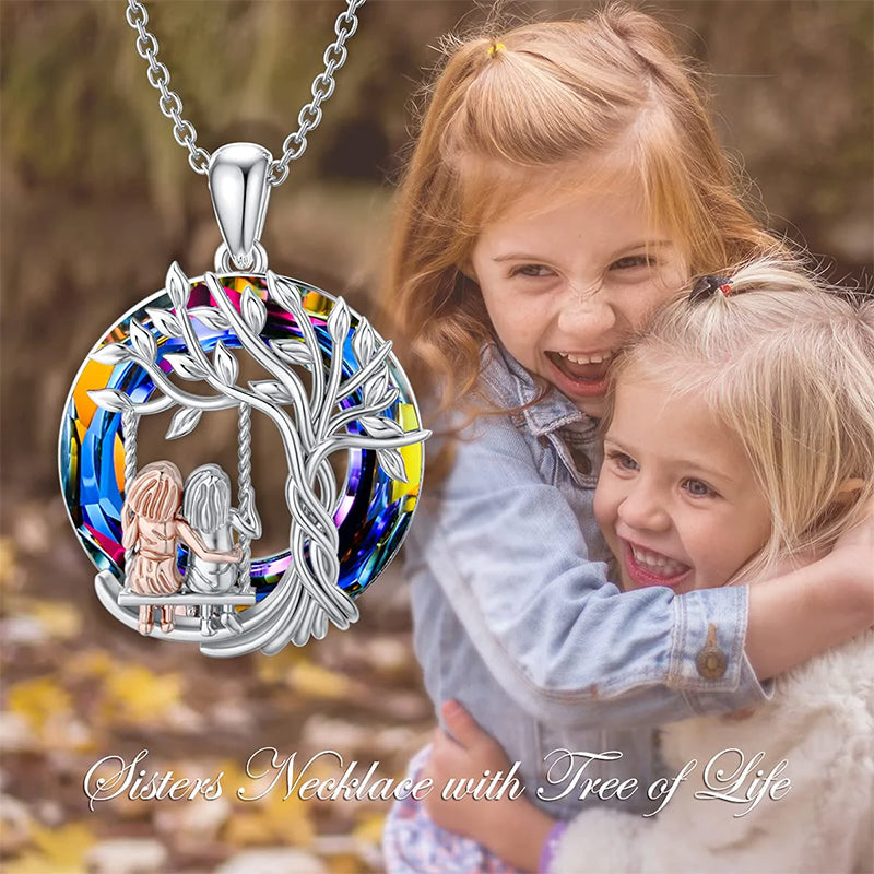 Christmas Sisters Gifts Tree of Life Sisters Necklace From Sisters