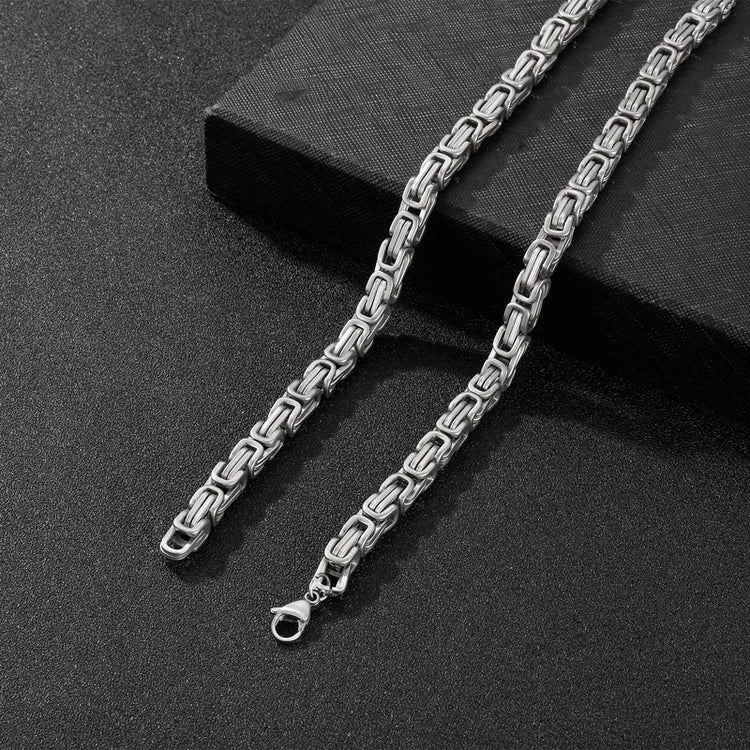 To My Man I LOVE YOU Cuban Link Necklace Stainless Steel Necklace Valentine's Gift for Husband Boyfriend