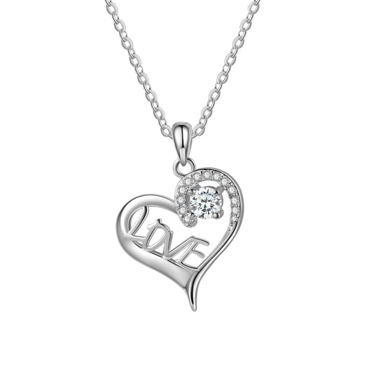 To My Beautiful Wife LOVE Necklace Romantic Gift Set for Her