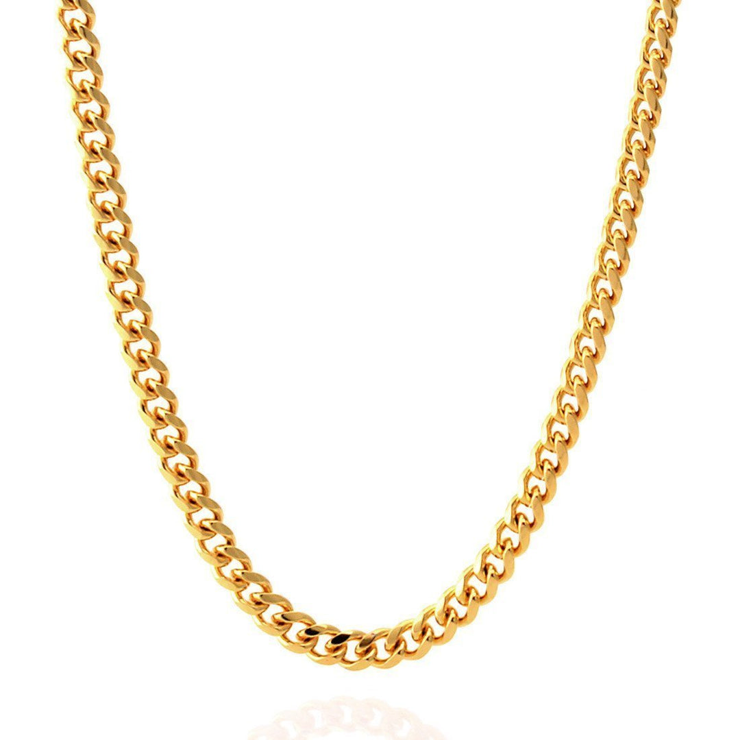 Gold Plated / 14K Gold / 30" 5mm Miami Cuban Chain CHX09832-30