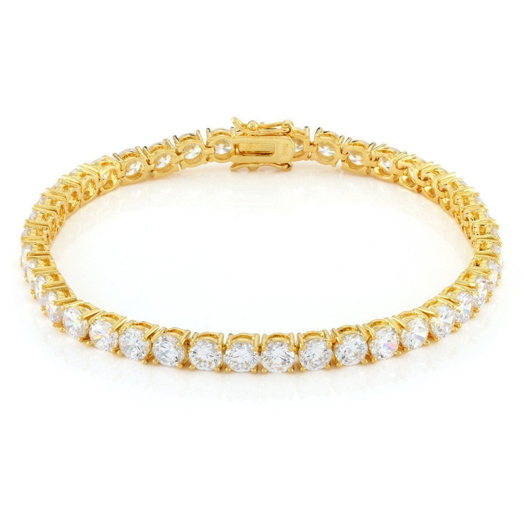 Gold Plated / 14K Gold / 8" 5mm Tennis Bracelet BRX02474-8