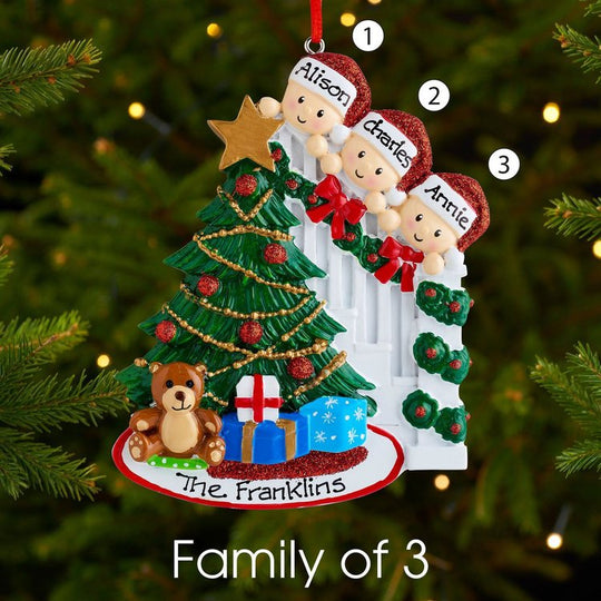 Personalized Family Christmas Ornament Custom Family Names Gifts