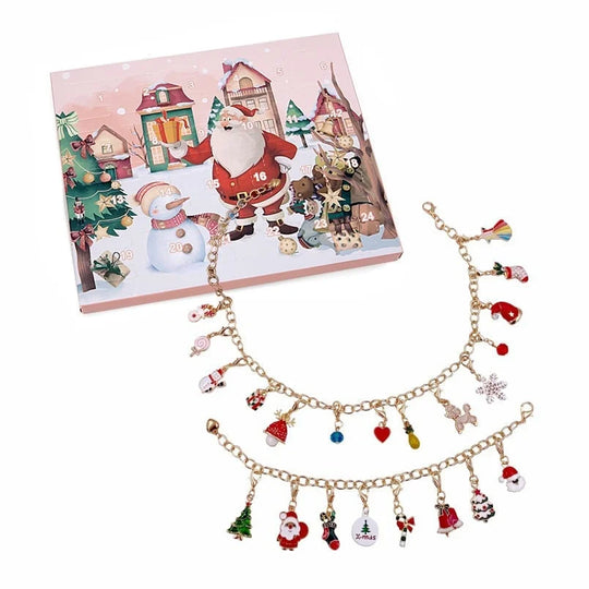 DIY Christmas Advent Calendar Bracelets Set