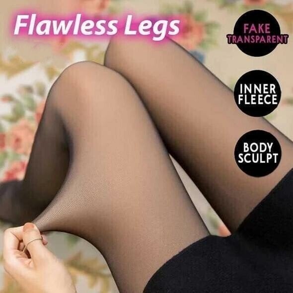 Cozy Warm Winter Sheer tights Cozy Lined Legging