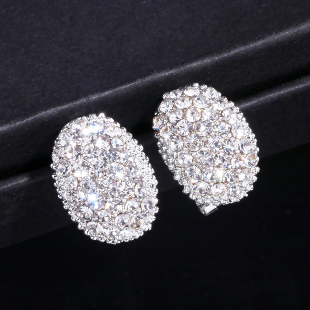 Hypoallergenic Romantic and Elegant Rhinestone Earrings-Boots N Bags Heaven-Boots N Bags Heaven