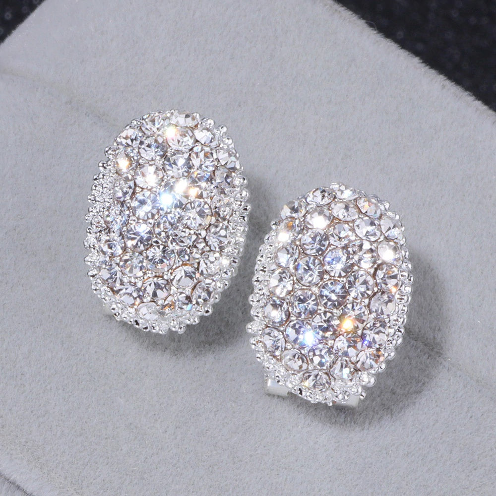 Hypoallergenic Romantic and Elegant Rhinestone Earrings-Boots N Bags Heaven-Boots N Bags Heaven