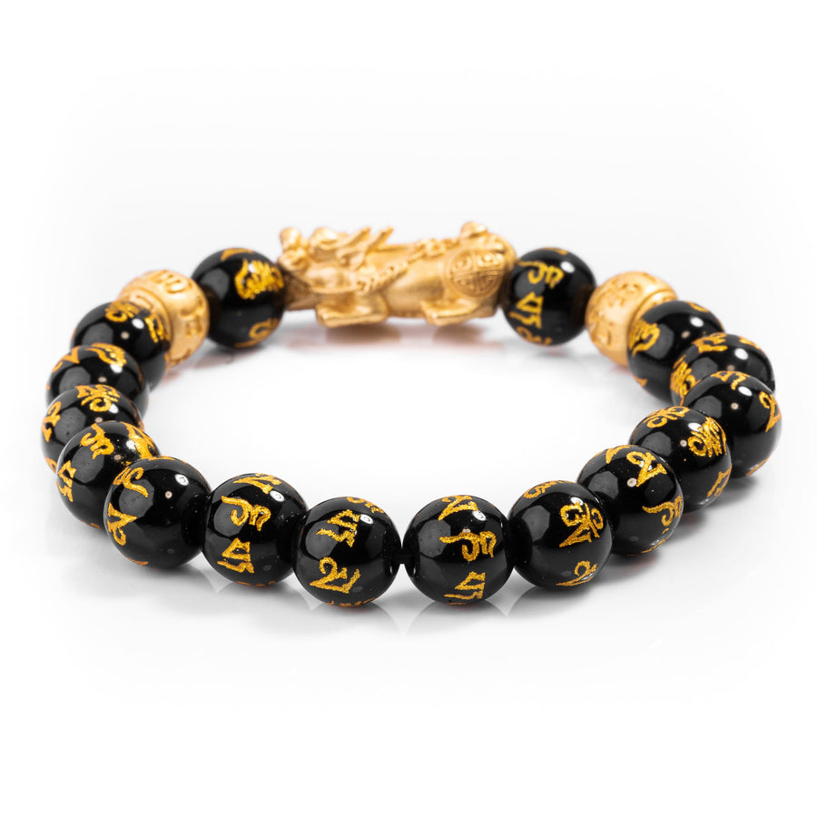 The Black Obsidian Wealth Bracelet