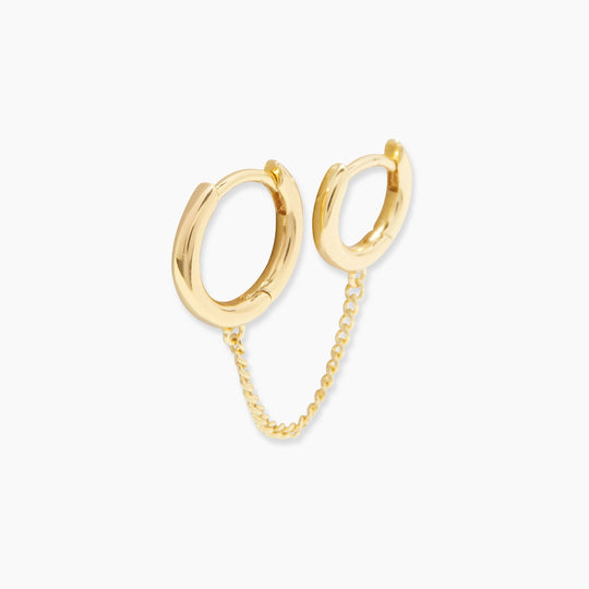 Gold | gorjana jewelry | Lou Double Huggie