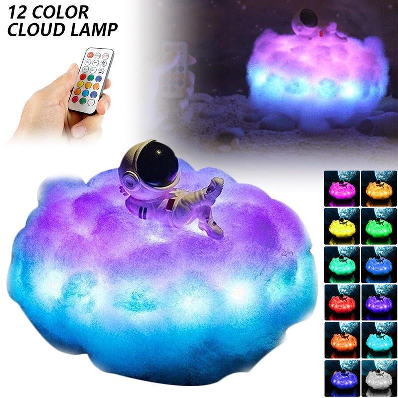 Sky Buddy Lying On The Clouds Colorful LED Night Light