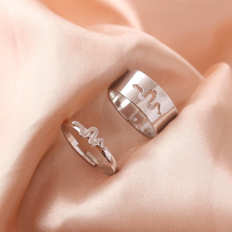 Matching Promise Rings For couples - 2 Pieces