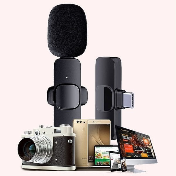 Wireless Lavalier Lapel Go Clip Microphone