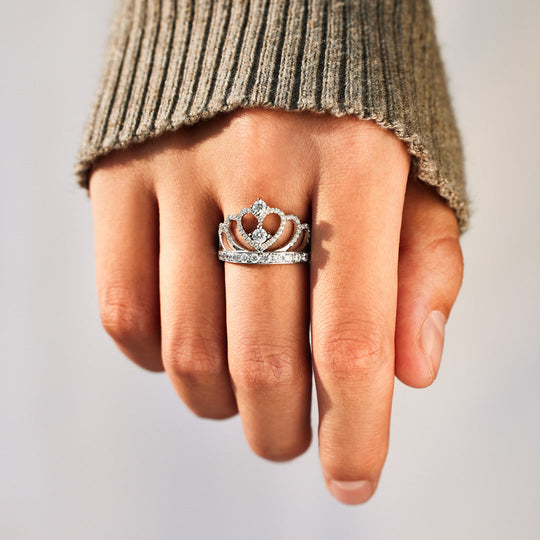 Pavé Crown Ring