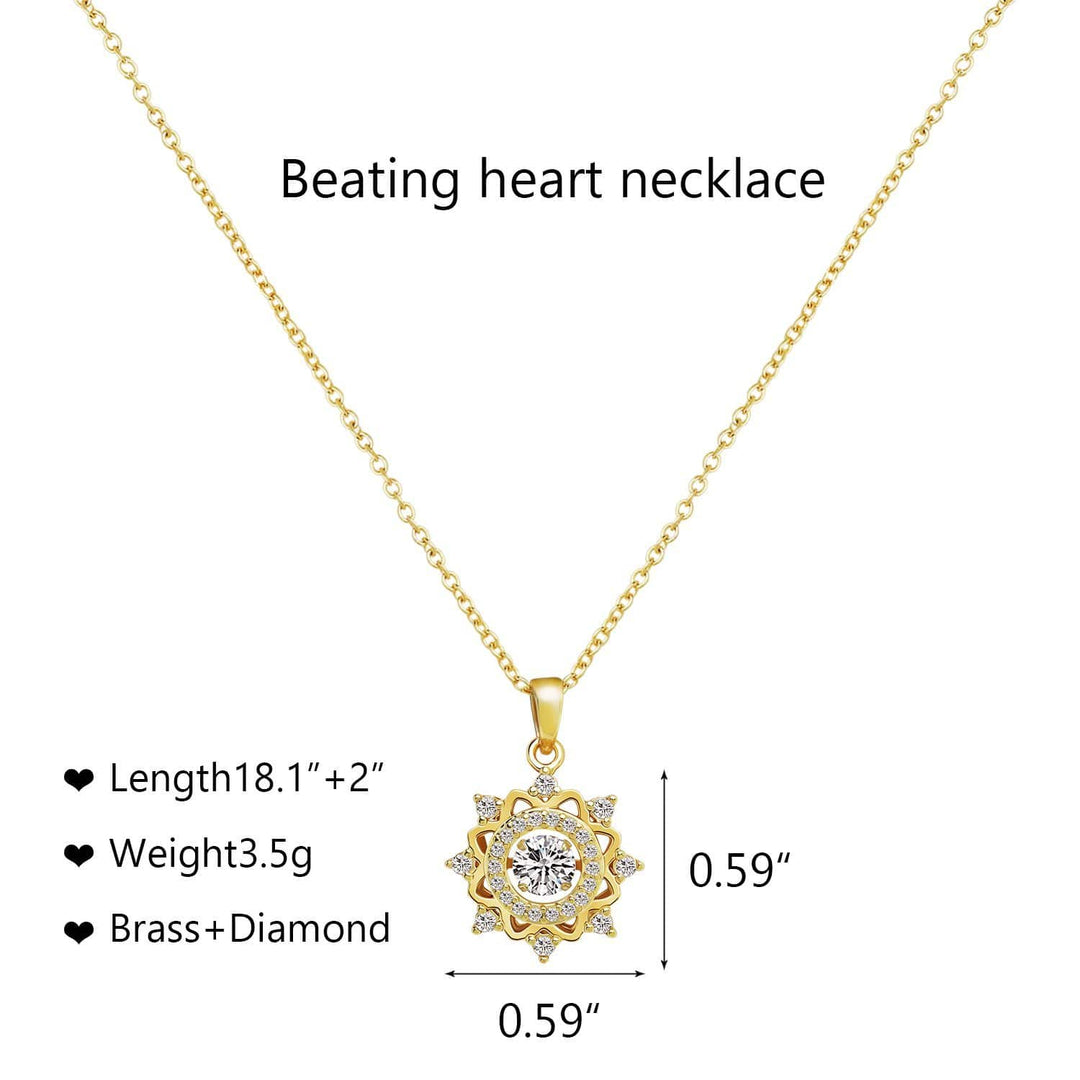 Beating Heart Charming Necklace Necklace MelodyNecklace