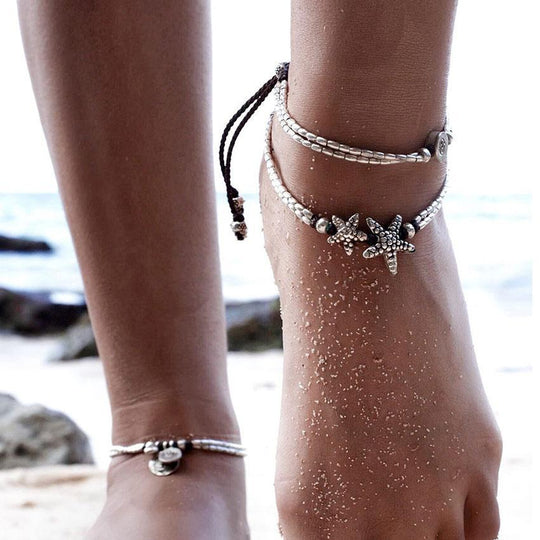 (Best Seller) Cute Boho Starfish Anklet Anklet Boho Peak Starfish 