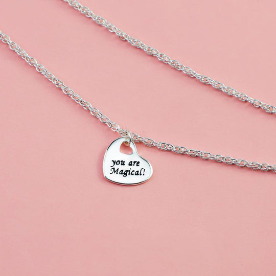Birthday Gift for girl Adorable Unicorn Necklace-You are magical Necklace for girl MelodyNecklace