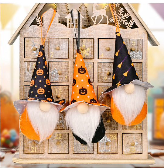 Halloween Plush Gnome Ornament Home Decor Gifts for Family