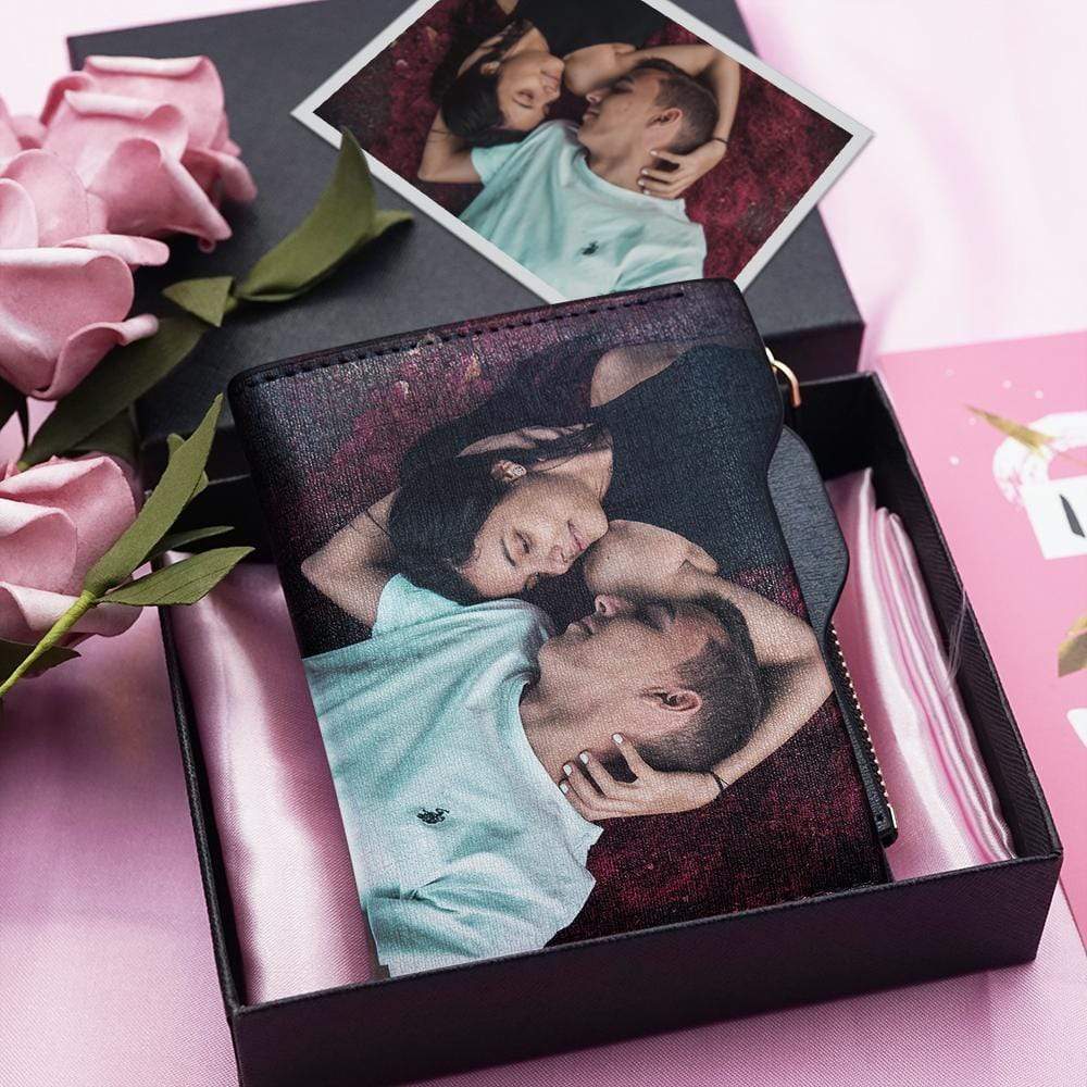 Christmas Gift Custom Colored Photo Wallet-real stock+ship in 48 hours Other Accessories MelodyNecklace