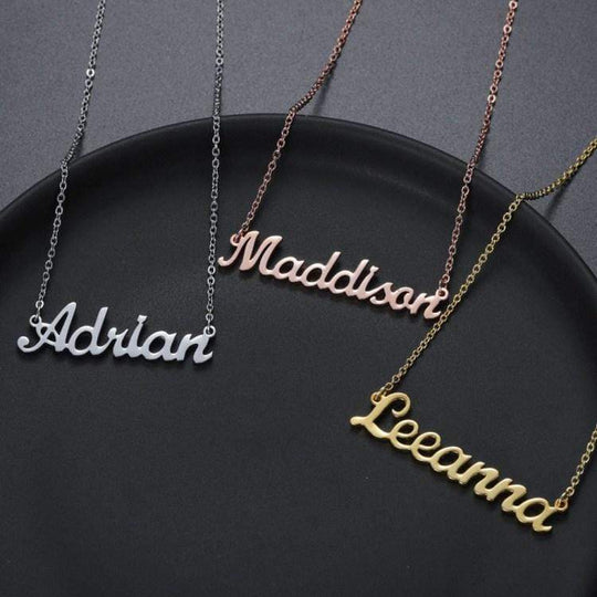 Christmas Gift Customized Script Name Necklace Necklace MelodyNecklace