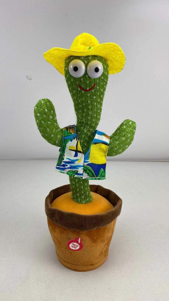 Christmas Gift Dancing Glitter Cactus Plush Toy -  Electronic Shake Dancing Funny Toys Hawaii Other Accessories MelodyNecklace