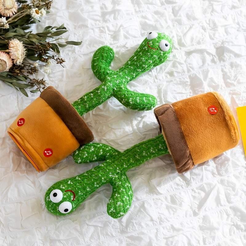Christmas Gift Dancing Glitter Cactus Plush Toy -  Electronic Shake Dancing Funny Toys Other Accessories MelodyNecklace