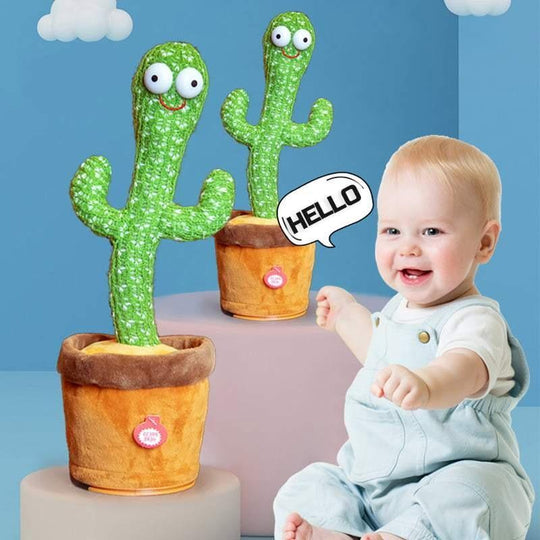 Christmas Gift Dancing Glitter Cactus Plush Toy -  Electronic Shake Dancing Funny Toys Other Accessories MelodyNecklace