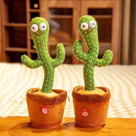 Christmas Gift Dancing Glitter Cactus Plush Toy -  Electronic Shake Dancing Funny Toys Other Accessories MelodyNecklace