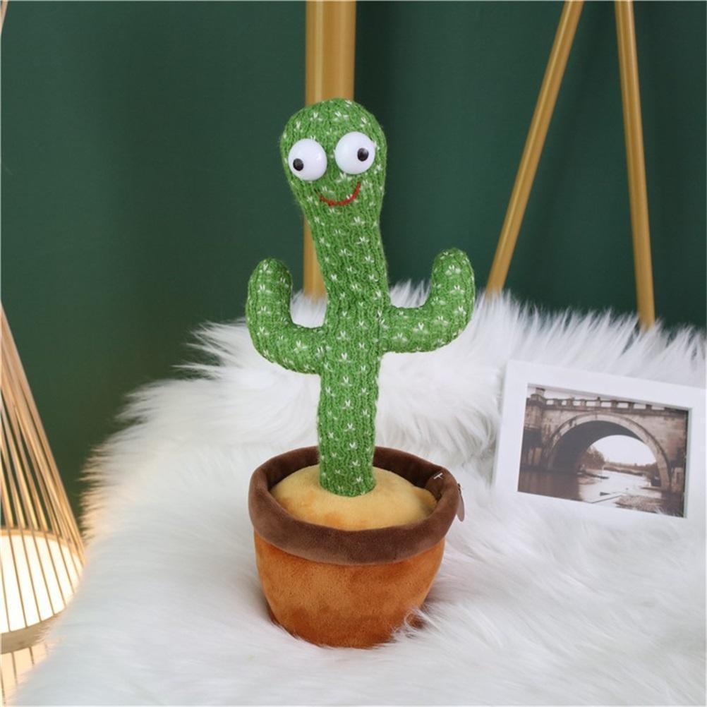 Christmas Gift Dancing Glitter Cactus Plush Toy -  Electronic Shake Dancing Funny Toys Other Accessories MelodyNecklace