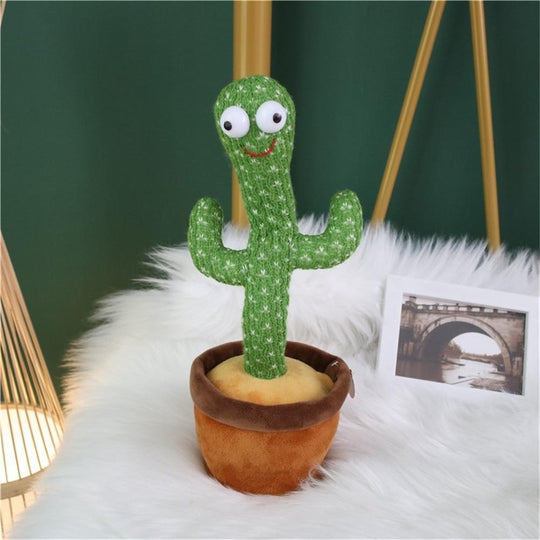 Christmas Gift Dancing Glitter Cactus Plush Toy -  Electronic Shake Dancing Funny Toys Other Accessories MelodyNecklace