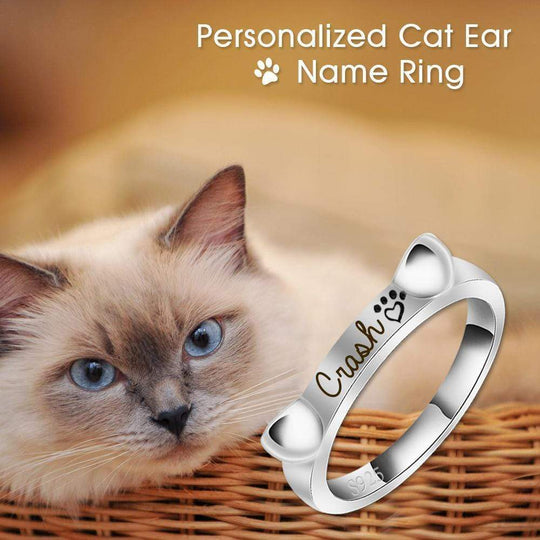 Christmas Gift Engraved Ear & Bone Shaped Pet Ring Ring MelodyNecklace