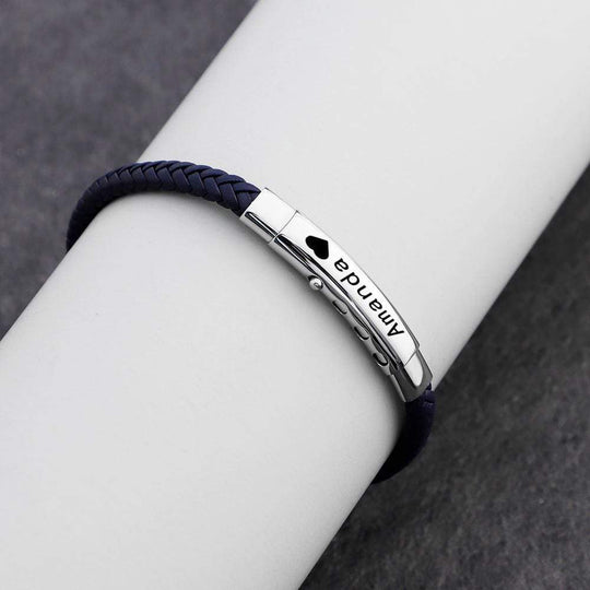 Christmas Gift Personalized Adjustable Men Bracelet Fast Shipping Bracelet For Man MelodyNecklace