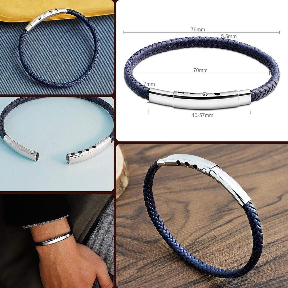 Christmas Gift Personalized Adjustable Men Bracelet Fast Shipping Bracelet For Man MelodyNecklace