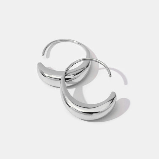 Classic Drop Hoop Earrings - Beautiful Earth Boutique