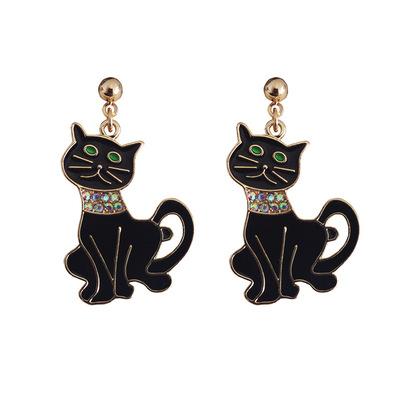 'Daze  Black  Cats'  Earrings Myron Earring MelodyNecklace